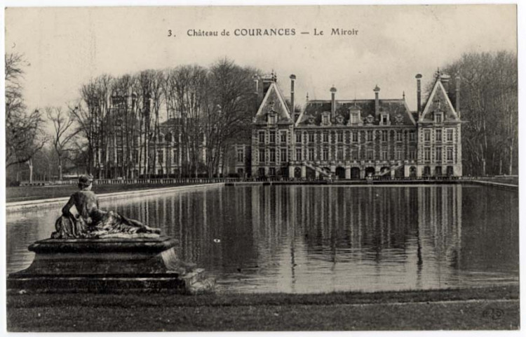 COURANCES. - Château de Courances, le miroir, ELD. 