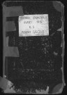 MOIGNY-SUR-ECOLE. - Tableau indicatif : sections A à G [cadastre rénové en 1957]. 