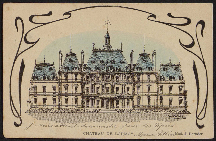 LONGPONT-SUR-ORGE. - Lormoy. Château (18 septembre 1903).