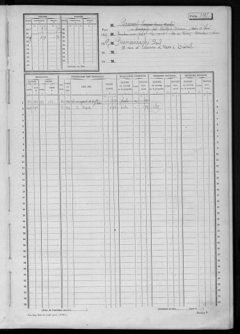 MORSANG-SUR-ORGE. - Matrice des propriétés non bâties : folios 2293 à 2692 [cadastre rénové en 1959]. 