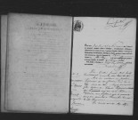 BROUY. Naissances, mariages, décès : registre d'état civil (1861-1875). 
