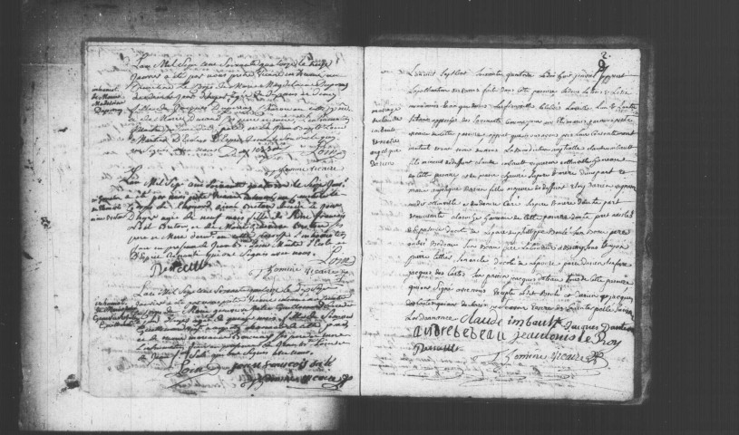 BRUYERES-LE-CHATEL. Paroisse Saint-Didier : Baptêmes, mariages, sépultures : registre paroissial (1774-1782). 