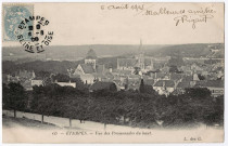 ETAMPES. - Vue des promenades de Guinette. Editeur LDG, 1905, 1 timbre à 5 centimes. 