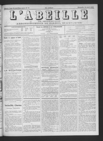 n° 31 (18 avril 1909)