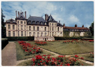 SAINT-JEAN-DE-BEAUREGARD. - Château, jardin français [timbre à 10 centimes]. 