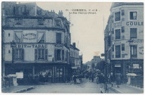 CORBEIL-ESSONNES. - La rue Charles-Drézet, bleue. 