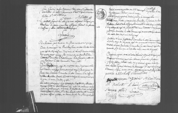 PUISELET-LE-MARAIS. Naissances, mariages, décès : registre d'état civil (1815-1835). 