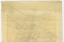 Fonds de plan topographique de LONGJUMEAU dressé et dessiné par M. COLIN, géomètre-expert, vérifié par M. PERNEL, ingénieur-géomètre, Service d'Urbanisme du département de SEINE-ET-OISE, 1943. Ech. 1/2.000. N et B. Dim. 1,03 x 0,95. [en rouleau] [mauvais état]. 