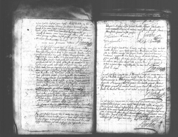 SAINT-ESCOBILLE. Paroisse Saint-Escobille : Baptêmes, mariages, sépultures : registre paroissial (1763-1784). 