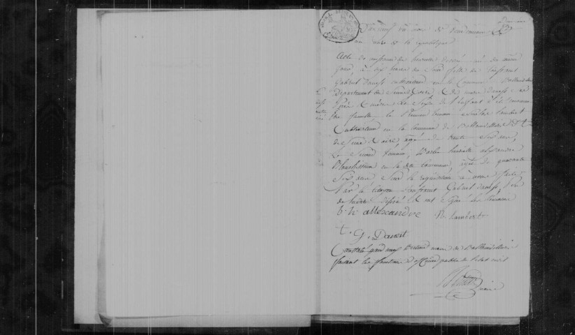 BALLAINVILLIERS. Naissances, mariages, décès : registre d'état civil (an XI-1817). 