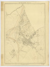 Plan de MASSY - LE VILLAGE dressé par M. CHOQUARD, géomètre, feuille 3, Ministère de la Reconstruction et de l'Urbanisme, 1945. Ech. 1/2.000. N et B. Dim. 1,00 x 0,75. 