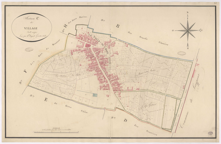 VILLE-DU-BOIS (LA). - Section C : Village (le).