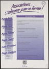 ESSONNE (Département).- Programme des stages de formation des cadres bénévoles des associations, 18 octobre 1991-11 avril 1992. 