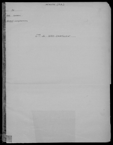 VIRY-CHATILLON. - Matrice des propriétés bâties : cases 1 à 464 [cadastre rénové en 1975]. 