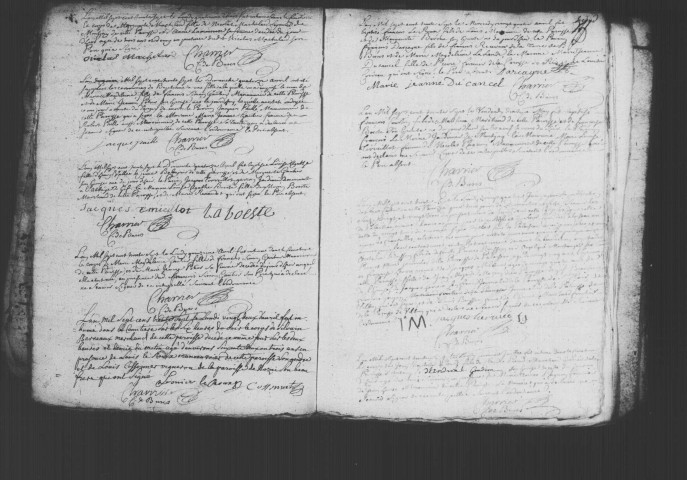 BURES-SUR-YVETTE. Paroisse Saint-Mathieu : Baptêmes, mariages, sépultures : registre paroissial (1737-1760). 