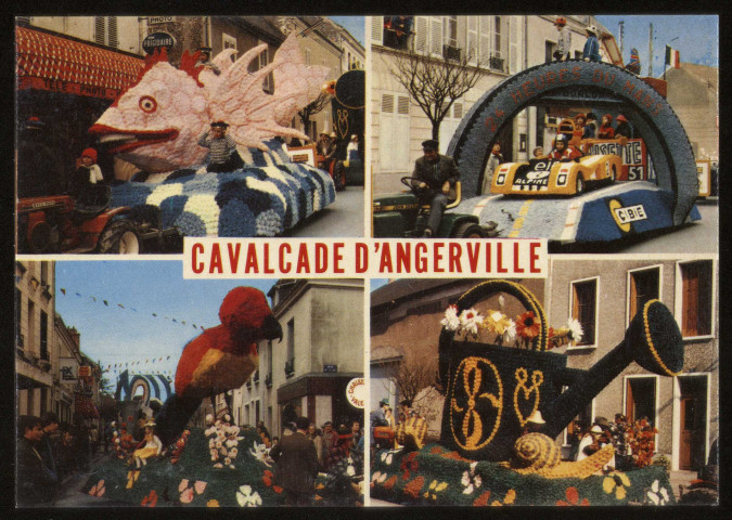 ANGERVILLE. - Cavalcade d'Angerville. Edittion FIF, couleur. 