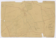BOISSY-LA-RIVIERE. - Section A - Mesnil-Girault (le), ech. 1/2500, coul., aquarelle, papier, 65x96 (1831). 