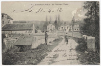 PALAISEAU. - Lozère. Le pont sur l'Yvette. Editeur BF. 1912.
. 
