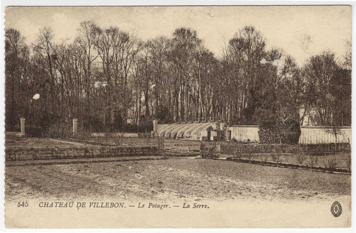 VILLEBON-SUR-YVETTE. - Château de Villebon - Le potager - la serre. Editeur Levy. 