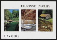 Essonne insolite.- Lavoirs (Chalou-Moulineux, La Ferté-Alais, Méréville) (25 novembre 1996).