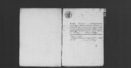 BROUY. Naissances, mariages, décès : registre d'état civil (1831-1860). 
