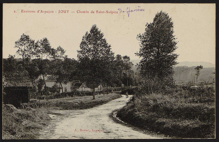 BreuxJouy.- Chemin de Saint-Sulpice-de-Favières. 