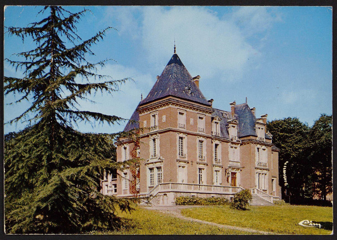 VILLE-DU-BOIS (LA). - institution privée du Sacré Coeur de jeunes filles : Le château (10 juin 1977).