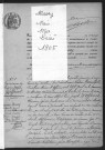 MASSY.- Naissances, mariages, décès : registre d'état civil (1905). 