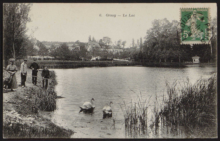 ORSAY.- Le lac, 1908.