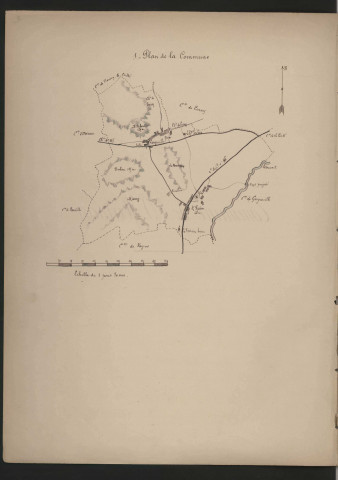 DANNEMOIS (1899). 8 vues de microfilm 35 mm en bandes de 5 vues. 