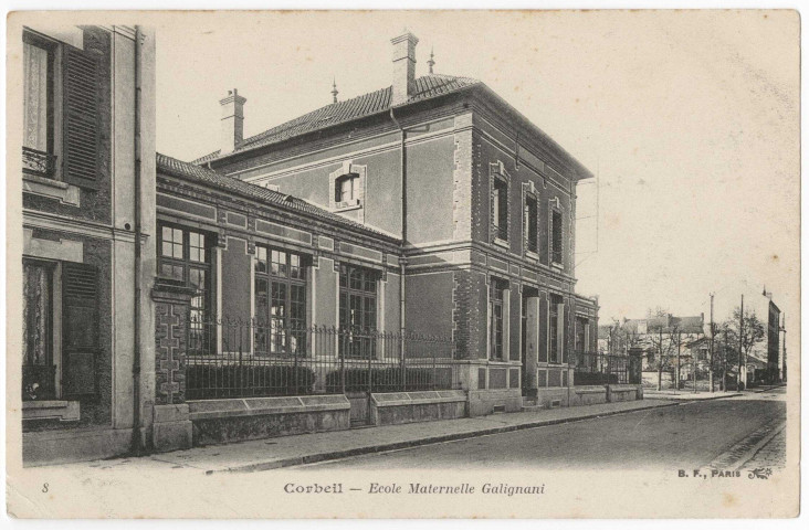 CORBEIL-ESSONNES. - Ecole maternelle Galignani, BF. 
