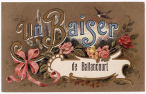 BALLANCOURT-SUR-ESSONNE. - Un baiser de Ballancourt, 15 lignes, couleur. 