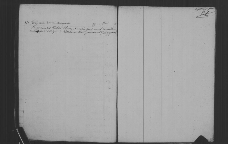 VILLEBON-SUR-YVETTE. Naissances, mariages, décès : registre d'état civil (1856-1872). 