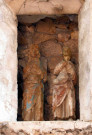statues issues d'un calvaire : la Vierge et saint Jean