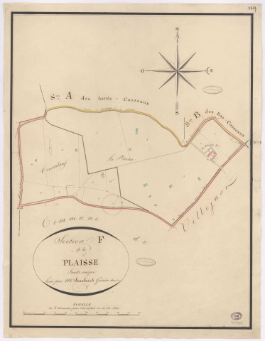 VILLEBON-SUR-YVETTE. - Section F : Plaisse (la). 