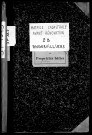 ANGERVILLIERS. - Matrice des propriétés bâties [cadastre rénové en 1934]. 
