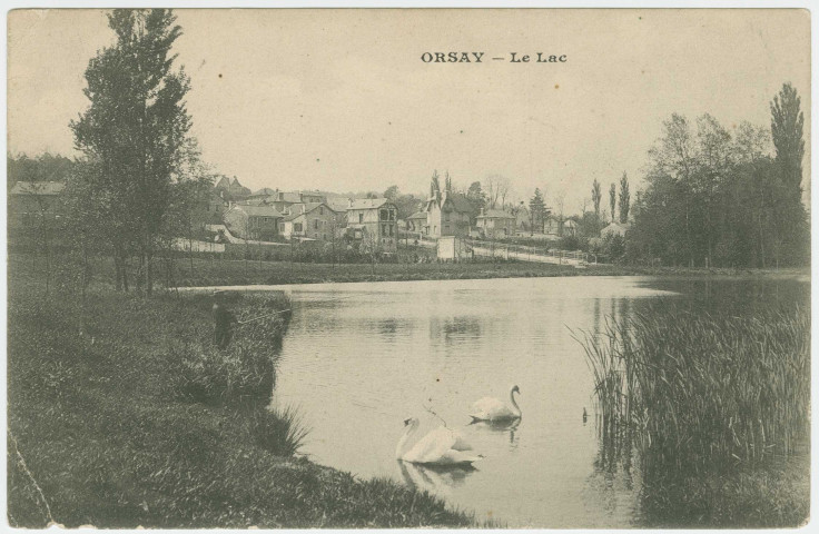 ORSAY. - Le lac. 1905, 1 timbre à 10 centimes. 