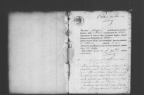 ESSONNES. Naissances : registre d'état civil (1832-1838). 