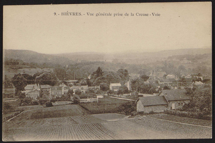 Bièvres.- Vue générale prise de la Creuse-voie [1904-1930]. 