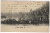 VERT-LE-PETIT. - Vue prise du marais [Editeur Mulard, 1903, 2 timbres à 5 centimes]. 