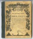 Cours de scoutisme d'Alexis Berranger (troupe XIVe Toulouse) : carnet de notes prises au 26e cours (29 août -8 septembre 1934). Chamarande, camp école des Scouts de France : la tanière, carte postale (1934).