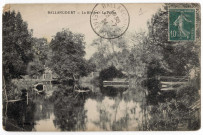 BALLANCOURT-SUR-ESSONNE. - La rivière. La pêche, 1924, 2 mots, 10 c, ad. 