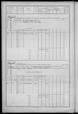 NORVILLE (LA). - Matrice des propriétés bâties : cases 1 à 224 [cadastre rénové en 1959]. 