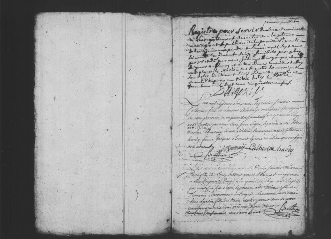 LONGJUMEAU. Paroisse Saint-Martin : Baptêmes, mariages, sépultures : registre paroissial (1751-1760). 