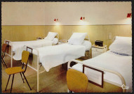 Briis-sous-Forges.- Centre médico-chirurgical de Bligny : une chambre à coucher [1977-1982]. 