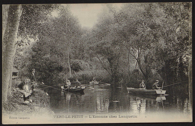 VERT-LE-PETIT.- L'Essonne chez Lanquetin [1904-1910].