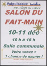 VALPUISEAUX.- Valpuiseaux, mon village en Essonne. Salon du Fait-Main, Salle communale, 10 décembre-11 décembre 2011. 