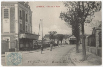 CORBEIL-ESSONNES. - Rue de la gare, 1905, 3 lignes, 5 c, ad. 