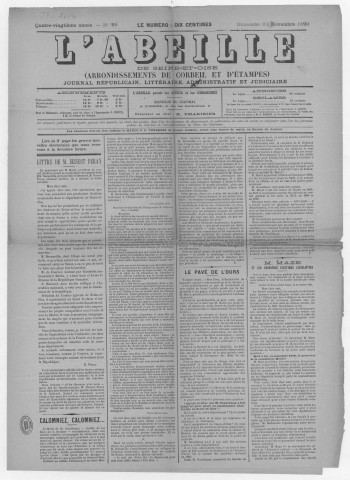 n° 92 (23 novembre 1890)
