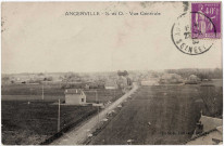 ANGERVILLE. - Vue générale, Boulard, 1930, 3 lignes, 40 c, ad. 